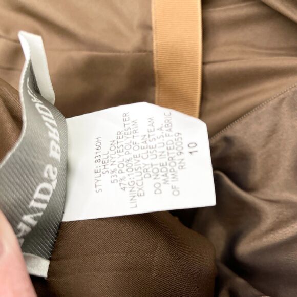 Davids Bridal Strapless Dress Womens Size 10 Brown Bridesmaid‎ Prom Dressy Gala - Picture 10 of 12